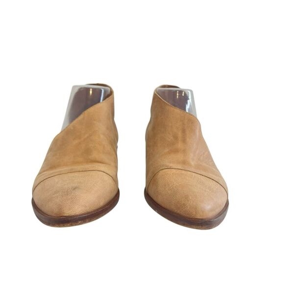 Free People Women’s Size 37 Tan Royale Pointed Toe D’Orsay Leather Shoes - Picture 2 of 8